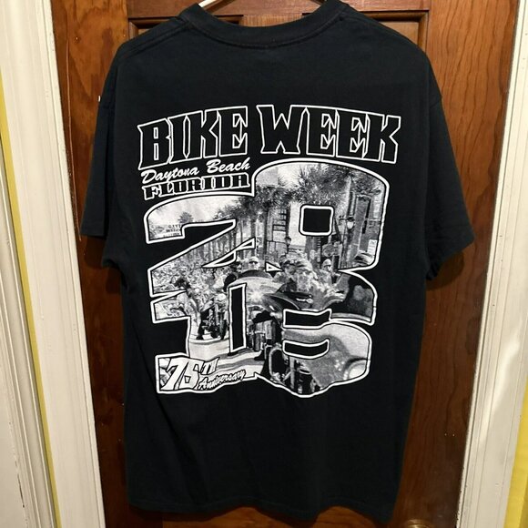 2016 Daytona Beach Bike Week T Shirt Size L - Picture 4 of 4